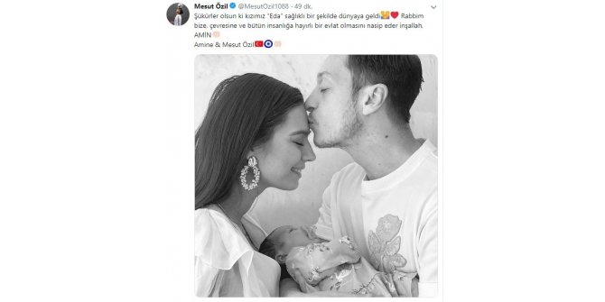 Mesut Özil baba oldu