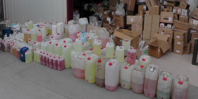 Erzincan’da sahte kolonya ve kişisel bakım ürünü operasyonu