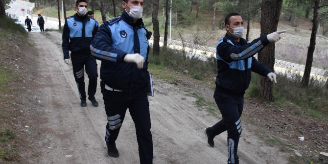 Amasya’da zabıtadan drone ile denetim