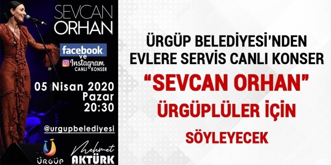 Ürgüp Belediyesi, evlere servis konser düzenliyor