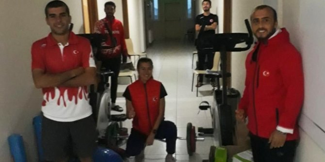 Milli atletler, çalışmalarına karantina altında devam ediyor