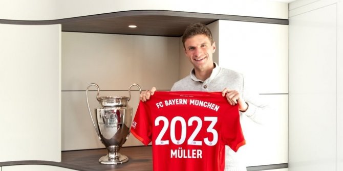 Thomas Müller, 2023’e kadar Bayern Münih’te