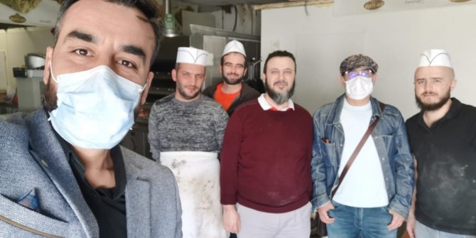Fransa’da yaşayan Türklerden sağlık çalışanlarına yardım