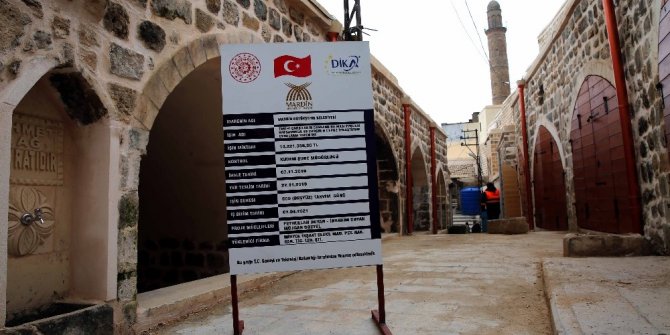 Mardin’in tarihi çarşıları ilk görünümüne kavuşuyor