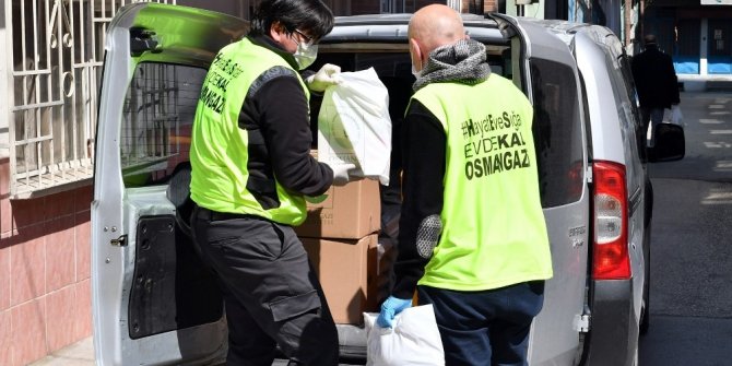 Osmangazi’den ramazan için et ve süt ürünleri ile çocuklara özel paket