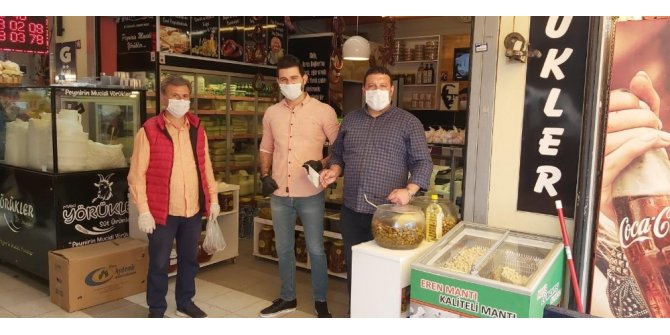 Milas Yörük Türkmen Kültür Derneği üyeleri ve sağlık çalışanlarını unutmadı