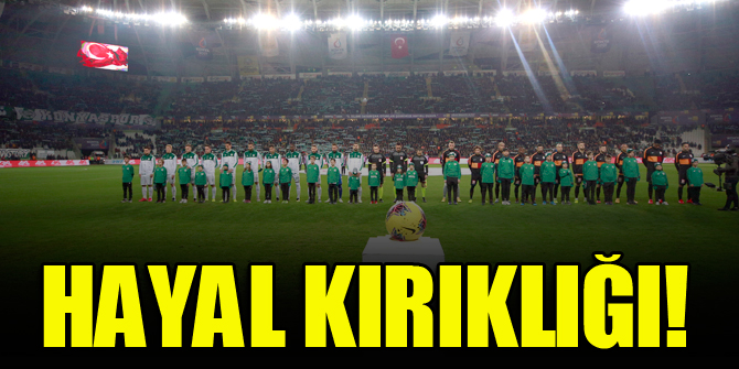 Hayal kırıklığı!