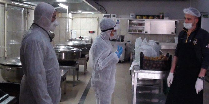 Gıda işletmelerine korona virüs denetimi