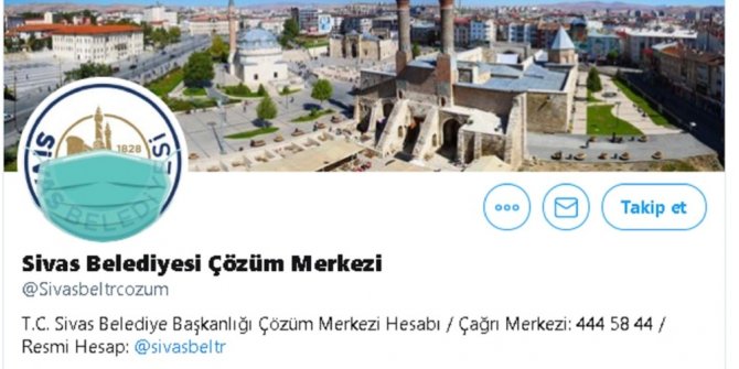 Sivas Belediyesi logosuna maske taktı