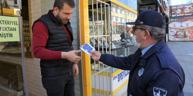 Sivas’ta maskeler Belediyeden
