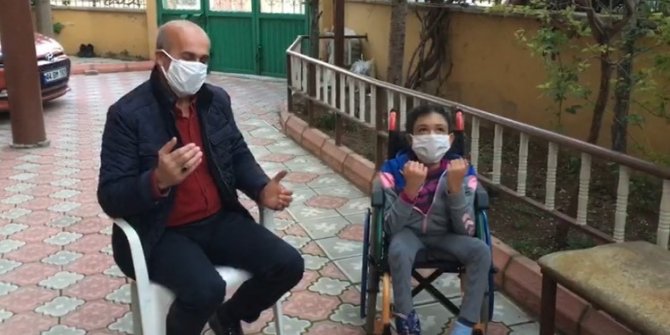 Engelli çocuktan korona virüsün bitmesi için duygulandıran dua