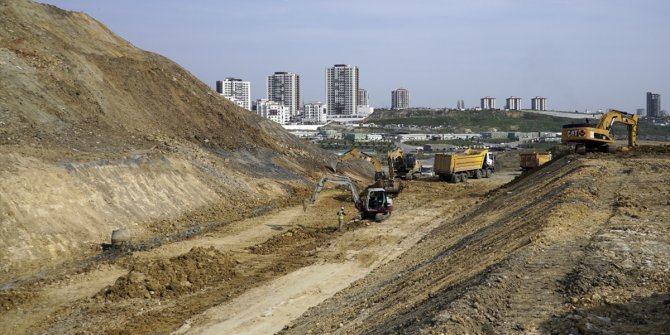 İkitelli Şehir Hastanesi yolunun yapımında sona gelindi