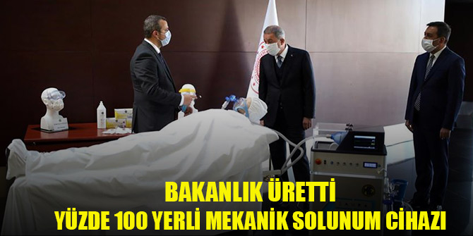 Milli Savunma Bakanlığı yüzde 100 yerli mekanik solunum cihazı üretti