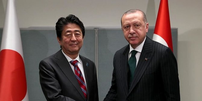 Erdoğan, Japonya Başbakanı Şinzo Abe ile görüştü
