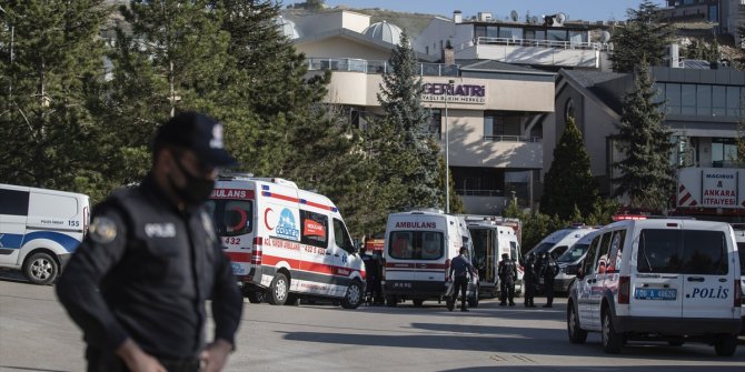 Başkentte özel bir yaşlı bakım merkezinde yangın çıktı