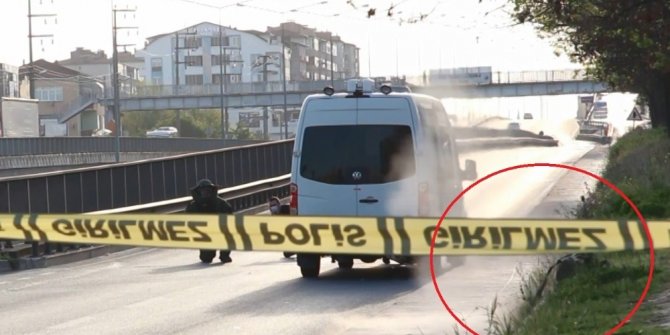 Yol kenarına bırakılan şüpheli çanta fünyeyle imha edildi