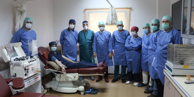 SEAH’ta korona virüsüne karşı ‘plazma’ yöntemiyle tedavi başlandı