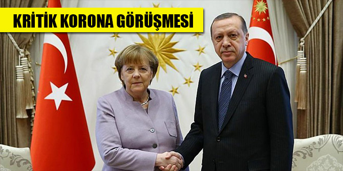 Erdoğan, Merkel ile görüştü