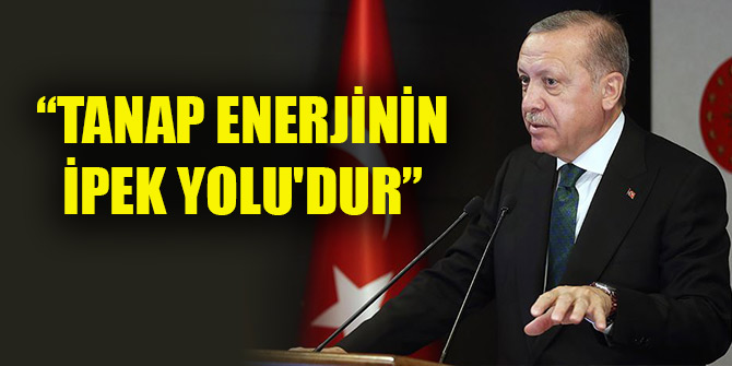 Erdoğan: TANAP enerjinin İpek Yolu'dur