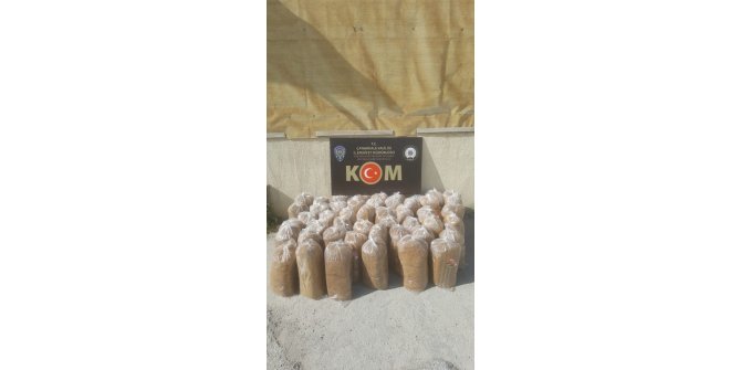 Çanakkale’de 140 kilogram tütün ele geçirildi