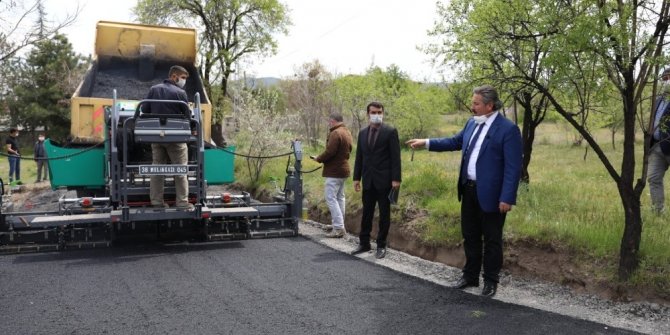 Melikgazi Eğribucak’ta 5 sokakta çalışma yaptı