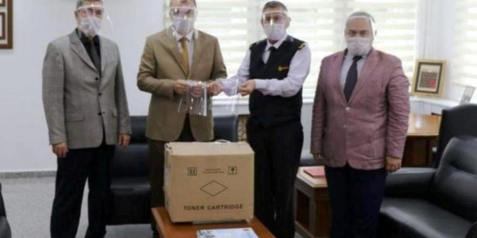Aydın BİLSEM’de üretilen 400 siperlik jandarmaya teslim edildi