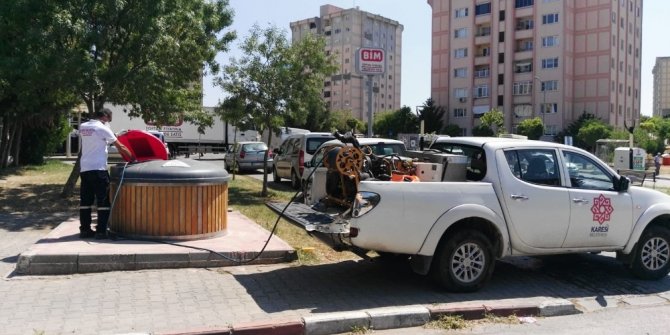 Karesi, hem virüsle hem de haşereyle mücadele ediyor