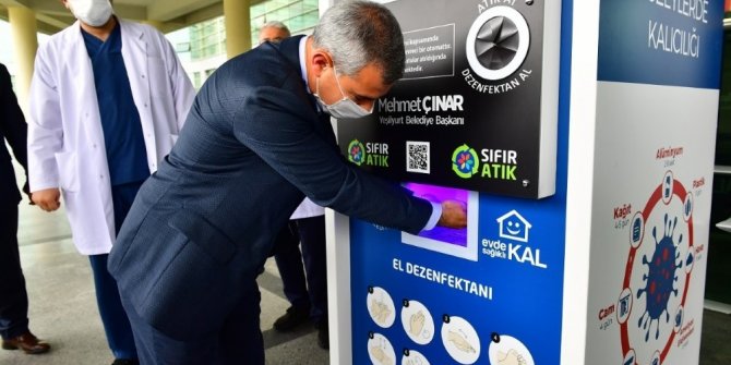 Yeşilyurt Belediyesinden Hijyenmatik Makinesi