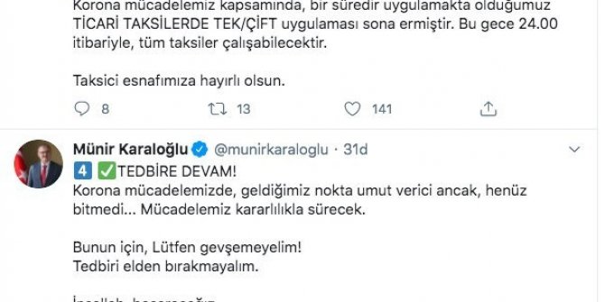 Antalya Valisi Karaloğlu: " Geldiğimiz nokta umut verici ancak gevşemeyelim"