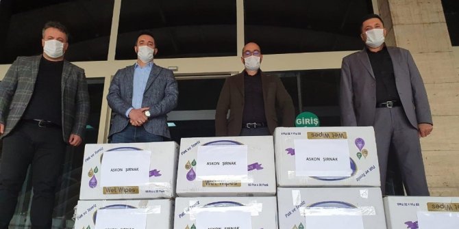 Şırnaklı iş adamları 10 bin maskeyi ücretsiz dağıttı