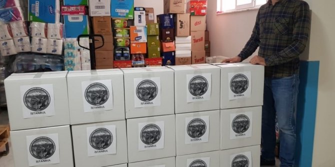 İstanbul Genç Gazililer Derneği gıda kolilerini ihtiyaç sahiplerine ulaştırdı
