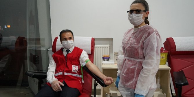 Kastamonu’da Kızılay’ın çağrısıyla 3 saate 70 ünite kan toplandı