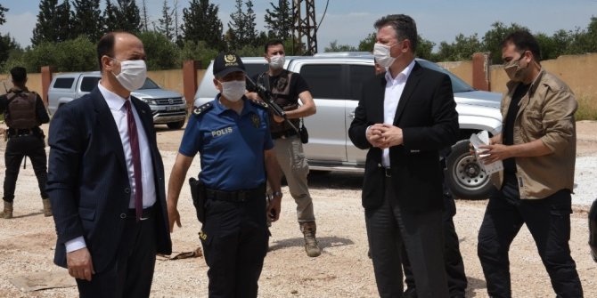 Vali Erin, Telabyad’da incelemelerde bulundu