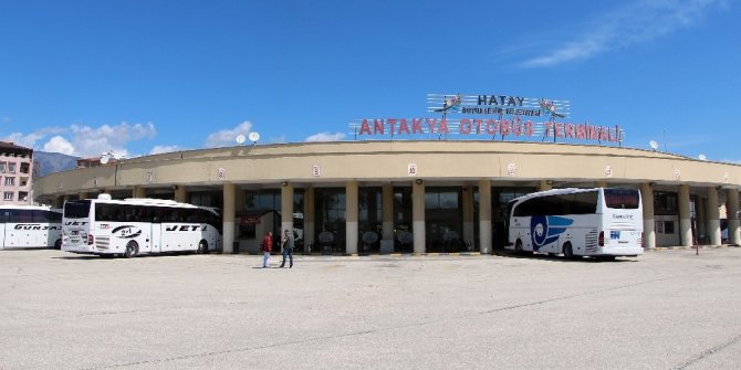 Hatay otogarında sessizlik hakim