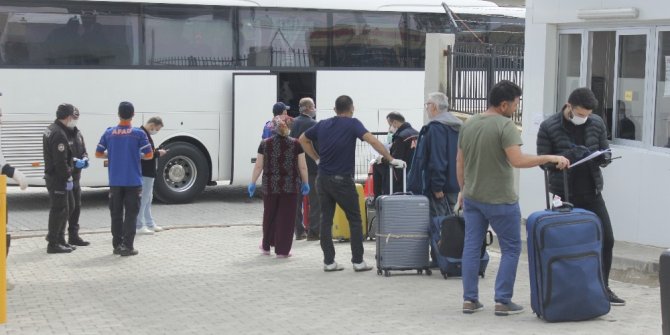 Almanya’dan Giresun’a getirilen Türk vatandaşları karantina sürecini tamamladılar