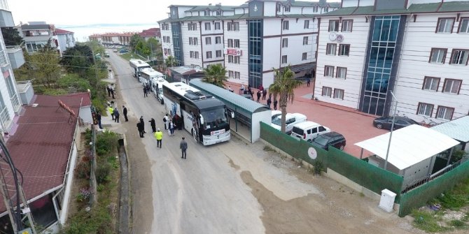 Sinop’taki gurbetçi vatandaşların karantina süreleri sona erdi