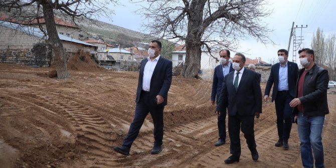 Başkan Yalçın Koçcağız’da incelemelerde bulundu