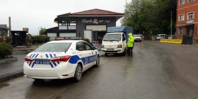 Zonguldak’ta polis ekipleri denetim yaptı