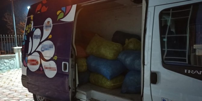 Ormandan izinsiz toplanan 748 kilo defne yaprağı ele geçirildi