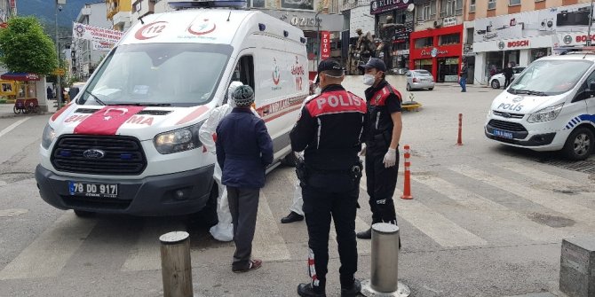 Karantina altındaki köyden kaçtı polislere yakalandı