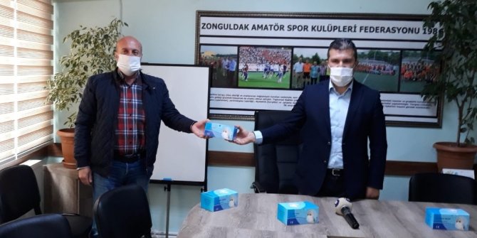 103 kulübe 5 bin adet maske dağıtımı başladı