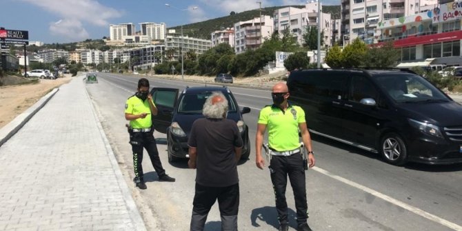 65 yaş üstü vatandaş polisin dur ihtarına uymadı