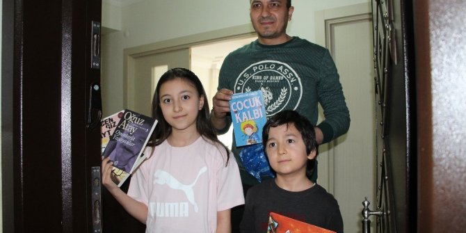 Bingöl’de evinde kalana kitap servisi