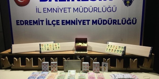 Kumarhaneye çevrilmiş eve baskın