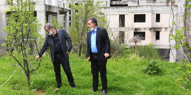 Göktürk’e meyve bahçesi yapıldı