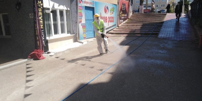 Safranbolu’da dezenfekte çalışmaları