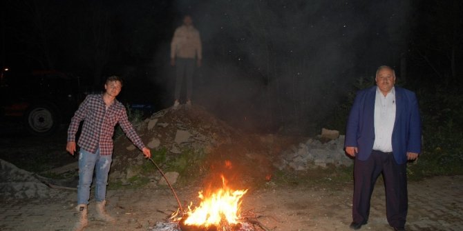 Malkara’da hıdrellez ateşi yakıldı