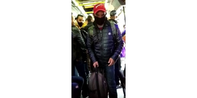 Yasağa rağmen tıka basa minibüste pes dedirten görüntüler
