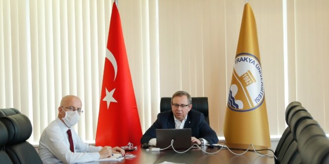 Trakya Üniversitesi’nin öğrenci senatosu dijital ortamda toplandı