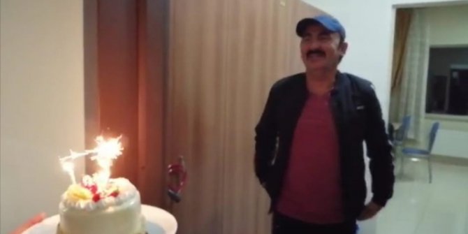 Karantinadaki vatandaşa ’Doğum günü’ sürprizi